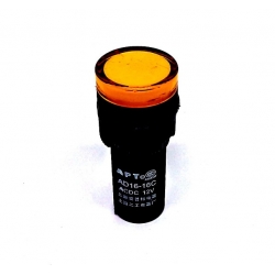 หลอดไฟแสดงสถานะ INDICATOR LAMP AD16-16 220V สีเหลือง